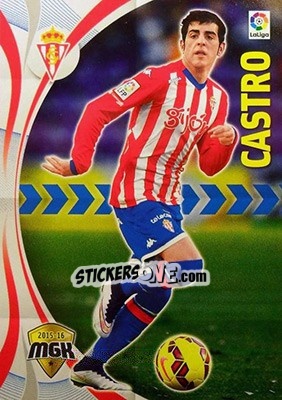 Sticker Castro - Liga BBVA 2015-2016. Megacracks - Panini