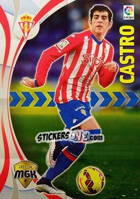 Sticker Castro - Liga BBVA 2015-2016. Megacracks n. 479 - Panini