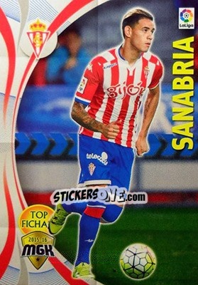 Sticker Sanabria - Liga BBVA 2015-2016. Megacracks n. 483 - Panini