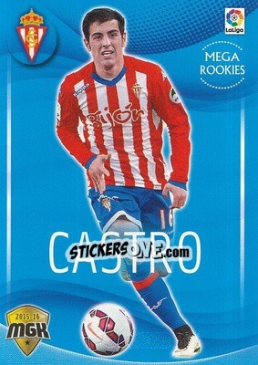 Figurina Castro - Liga BBVA 2015-2016. Megacracks - Panini