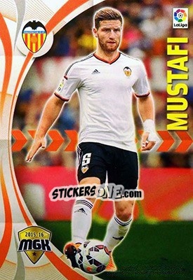 Sticker Mustafi - Liga BBVA 2015-2016. Megacracks n. 493 - Panini