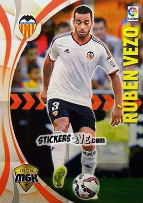 Cromo Rúben Vezo - Liga BBVA 2015-2016. Megacracks n. 495 - Panini