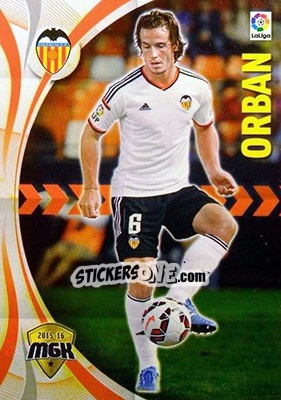 Sticker Orban - Liga BBVA 2015-2016. Megacracks n. 496 - Panini