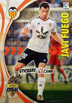 Cromo Javi Fuego - Liga BBVA 2015-2016. Megacracks - Panini