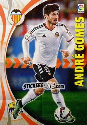 Sticker André Gomes - Liga BBVA 2015-2016. Megacracks n. 499 - Panini