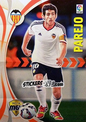 Sticker Dani Parejo - Liga BBVA 2015-2016. Megacracks - Panini