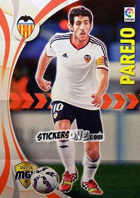 Sticker Dani Parejo - Liga BBVA 2015-2016. Megacracks n. 500 - Panini