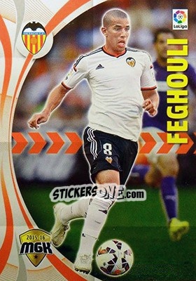 Sticker Feghouli - Liga BBVA 2015-2016. Megacracks - Panini