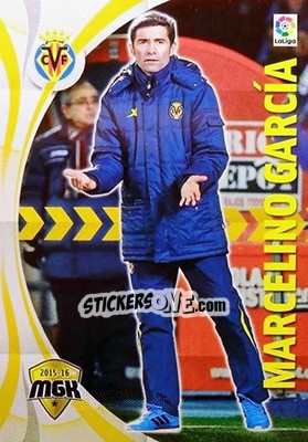 Sticker Marcelino García - Liga BBVA 2015-2016. Megacracks - Panini