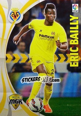 Sticker Eric Bailly - Liga BBVA 2015-2016. Megacracks n. 521 - Panini