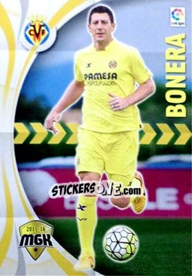 Figurina Bonera - Liga BBVA 2015-2016. Megacracks - Panini