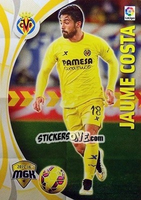 Sticker Jaume Costa - Liga BBVA 2015-2016. Megacracks n. 524 - Panini