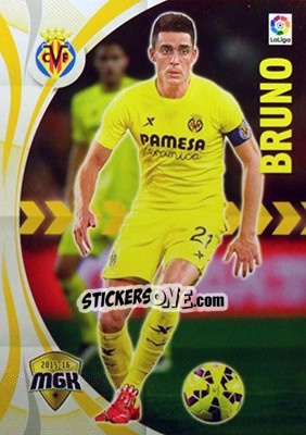 Sticker Bruno Soriano - Liga BBVA 2015-2016. Megacracks - Panini