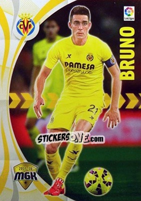 Cromo Bruno Soriano - Liga BBVA 2015-2016. Megacracks - Panini