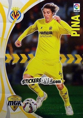 Sticker Pina - Liga BBVA 2015-2016. Megacracks - Panini