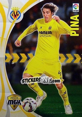 Sticker Pina - Liga BBVA 2015-2016. Megacracks n. 527 - Panini