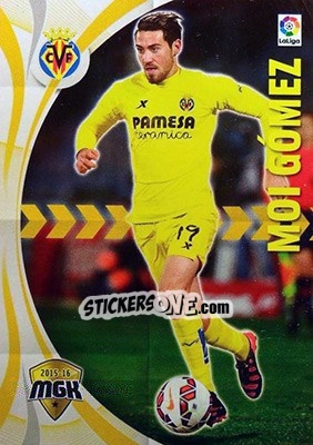 Sticker Moi Gómez - Liga BBVA 2015-2016. Megacracks - Panini