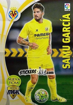 Figurina Samu García - Liga BBVA 2015-2016. Megacracks - Panini