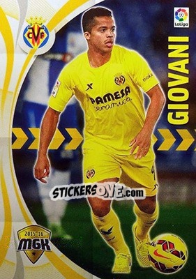 Sticker Giovani Dos Santos - Liga BBVA 2015-2016. Megacracks - Panini