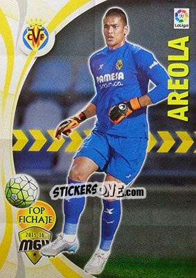 Sticker Areola - Liga BBVA 2015-2016. Megacracks n. 535 - Panini