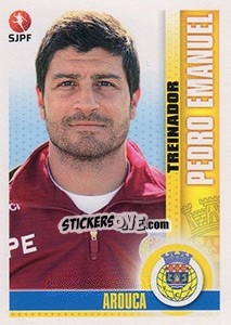 Cromo Pedro Emanuel (Treinador) - Futebol 2013-2014 - Panini