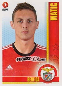 Sticker Nemanja Matic - Futebol 2013-2014 n. 75 - Panini