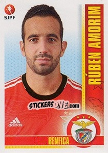 Sticker Rúben Amorim - Futebol 2013-2014 n. 77 - Panini