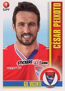 Sticker César Peixoto - Futebol 2013-2014 n. 141 - Panini