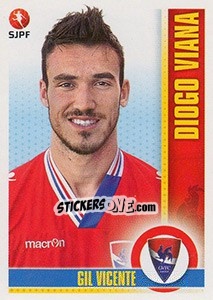 Sticker Diogo Viana - Futebol 2013-2014 n. 144 - Panini