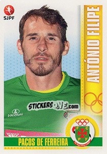 Sticker António Filipe - Futebol 2013-2014 n. 232 - Panini