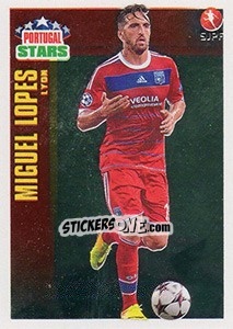 Sticker Miguel Lopes (Lyon) - Futebol 2013-2014 n. 396 - Panini