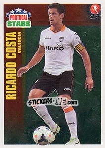 Sticker Ricardo Costa (Valencia) - Futebol 2013-2014 n. 398 - Panini