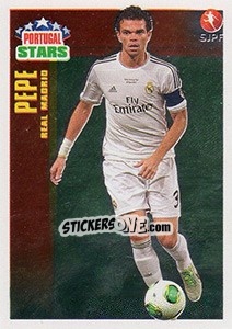 Cromo Pepe (Real Madrid) - Futebol 2013-2014 - Panini