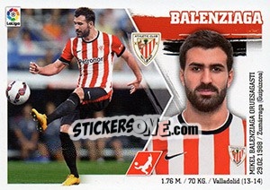 Sticker Balenziaga (9) - Liga Spagnola 2015-2016 - Colecciones ESTE