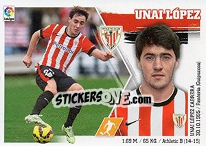 Cromo Unai López (14) - Liga Spagnola 2015-2016 n. 14 - Colecciones ESTE