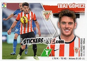Sticker Ibai Gómez (17) - Liga Spagnola 2015-2016 - Colecciones ESTE