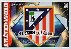 Sticker ESCUDO ATLéTICO DE MADRID (1) - Liga Spagnola 2015-2016 - Colecciones ESTE