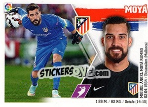 Sticker Moyá (4) - Liga Spagnola 2015-2016 n. 34 - Colecciones ESTE