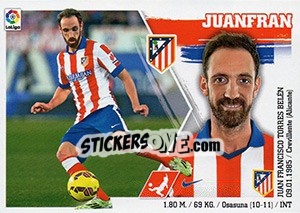 Sticker Juanfran (5) - Liga Spagnola 2015-2016 n. 35 - Colecciones ESTE