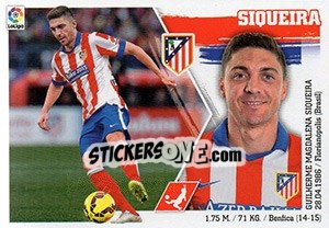 Sticker Siqueira (10) - Liga Spagnola 2015-2016 n. 40 - Colecciones ESTE