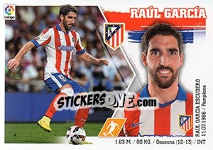 Sticker Raúl García (15) - Liga Spagnola 2015-2016 - Colecciones ESTE