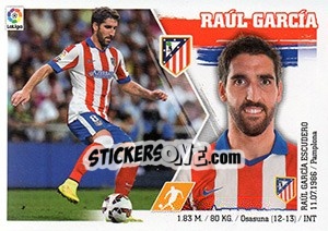Sticker Raúl García (15) - Liga Spagnola 2015-2016 n. 45 - Colecciones ESTE
