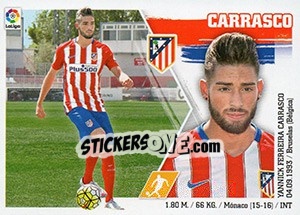 Sticker Carrasco (17) - Liga Spagnola 2015-2016 n. 47 - Colecciones ESTE