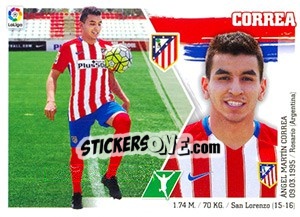 Sticker Angel Correa (18) - Liga Spagnola 2015-2016 - Colecciones ESTE