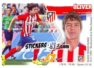 Sticker óliver Torres (COLOCA) (13 BIS) - Liga Spagnola 2015-2016 n. 53 - Colecciones ESTE