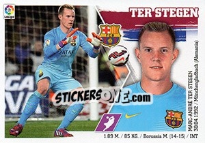 Cromo Ter Stegen (4) - Liga Spagnola 2015-2016 n. 64 - Colecciones ESTE
