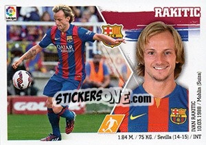 Sticker Rakitic (13) - Liga Spagnola 2015-2016 n. 73 - Colecciones ESTE