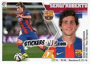 Sticker Sergi Roberto (15) - Liga Spagnola 2015-2016 n. 75 - Colecciones ESTE