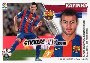 Sticker Rafinha (16) - Liga Spagnola 2015-2016 n. 76 - Colecciones ESTE