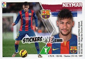 Cromo Neymar (18) - Liga Spagnola 2015-2016 - Colecciones ESTE